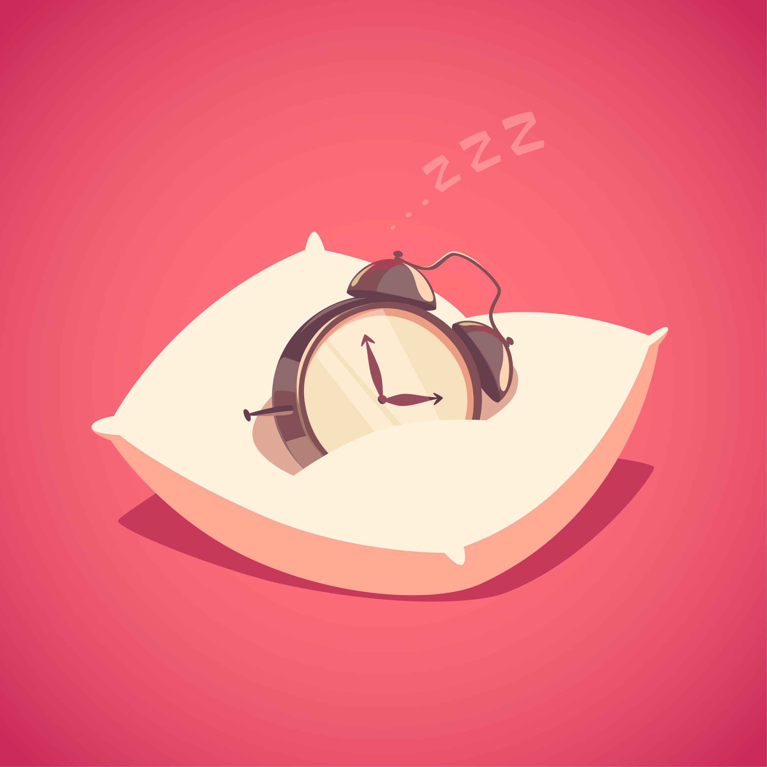 sleeping,alarm,clock.,isolated,object,,background.